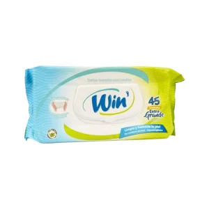WIN TOALLITAS HÚMEDAS ADULTO X45 UNID.