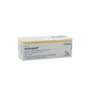 ACTRAPID HM Insulina Sol. 100UI/ml Amp. x 1