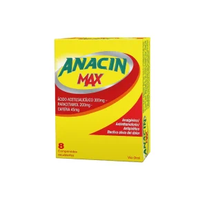 ANACIN MAX 200 + 45mg Comp. x 8