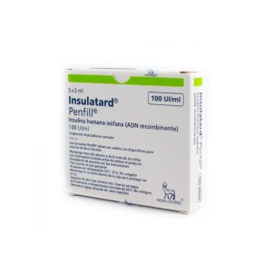 INSULATARD HM PENFILL 100UI /ml Env. x 5 x 3ml