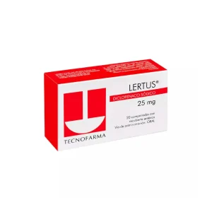LERTUS 25mg Comp. Rec. x 20