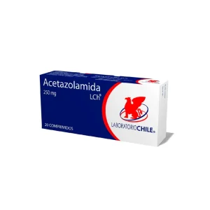 ACETAZOLAMIDA CHILE LAB. 250mg Comp. x 20