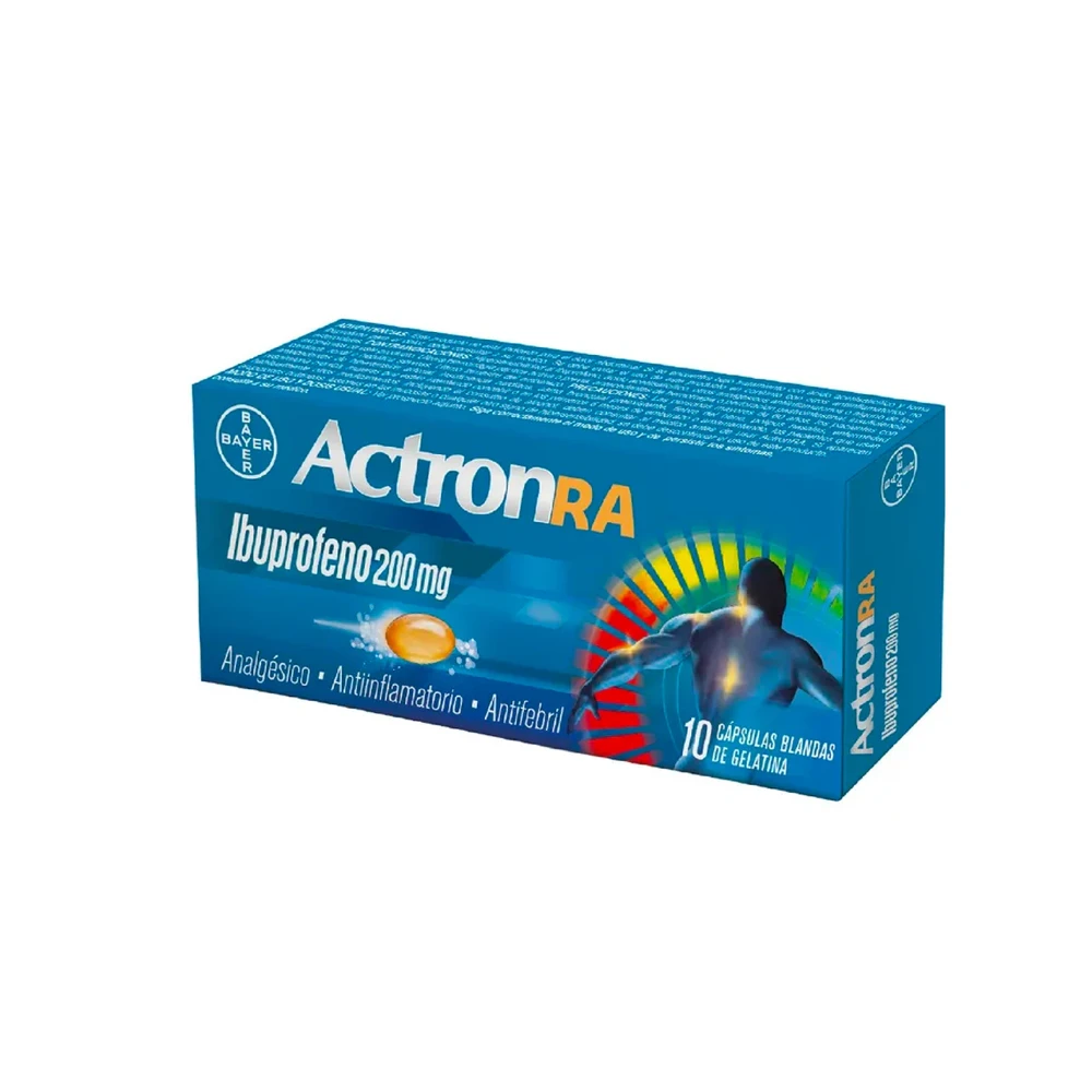 ACTRON 200mg Caps. Blandas x 10 ACTRON 200mg Caps. Blandas x 10 - Imagen 1