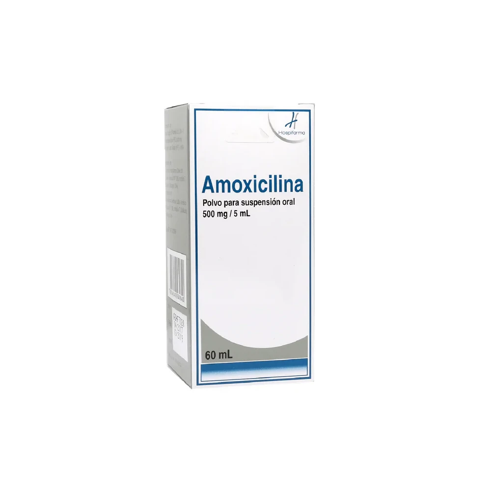 AMOXICILINA 500mg-5ml Jbe. X 60 ml AMOXICILINA 500mg/5ml Jbe. X 60 ml - Imagen 1