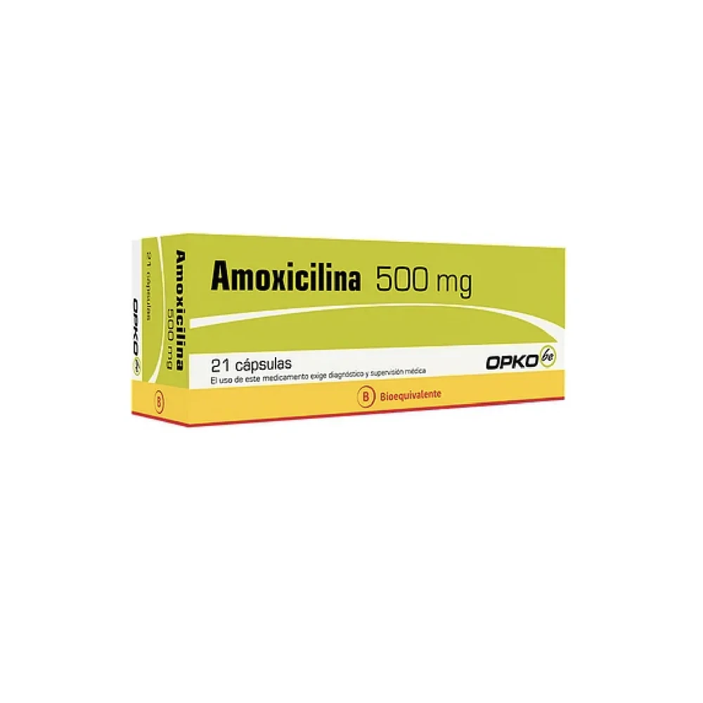 AMOXICILINA 500mg Comp. x 21 opko AMOXICILINA 500mg Comp. x 21 - Imagen 1