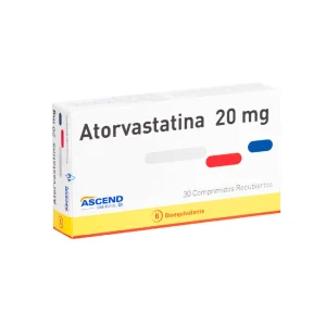 ATORVASTATINA 20mg Comp. Rec. x 30