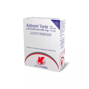 AZITROM Forte 400mg /5ml Fco. Susp. x 30ml c/Solv.