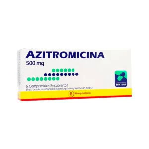 AZITROMICINA 500mg Comp. Rec. x 6