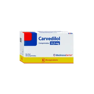 CARVEDILOL COM 12,5MG X30