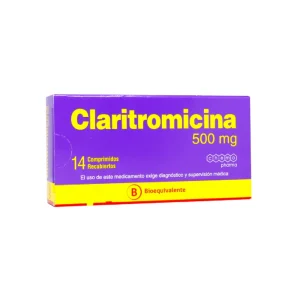 CLARITROMICINA CHEMOPHARMA 500mg Comp. Rec. x 14