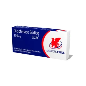 DICLOFENACO SODICO L.CH. Rtd. 100mg Caps. x 8
