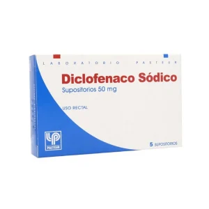 DICLOFENACO SODICO PASTEUR 50mg Sup. x 5