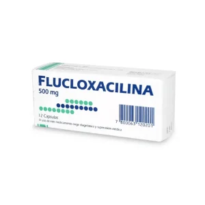 FLUCLOXACILINA MINTLAB 500mg Caps. x 12