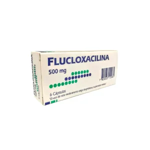 FLUCLOXACILINA MINTLAB 500mg Caps. x 6