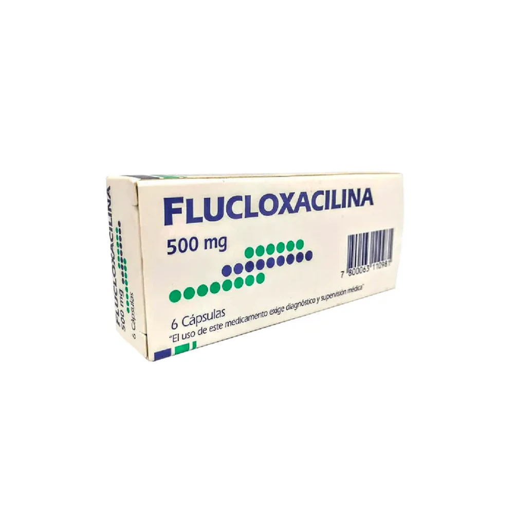 FLUCLOXACILINA MINTLAB 500mg Caps. x 6 FLUCLOXACILINA MINTLAB 500mg Caps. x 6 - Imagen 1