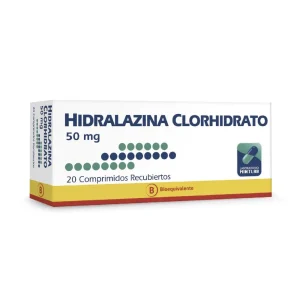 HIDRALAZINA 50 mg Comp. X 20