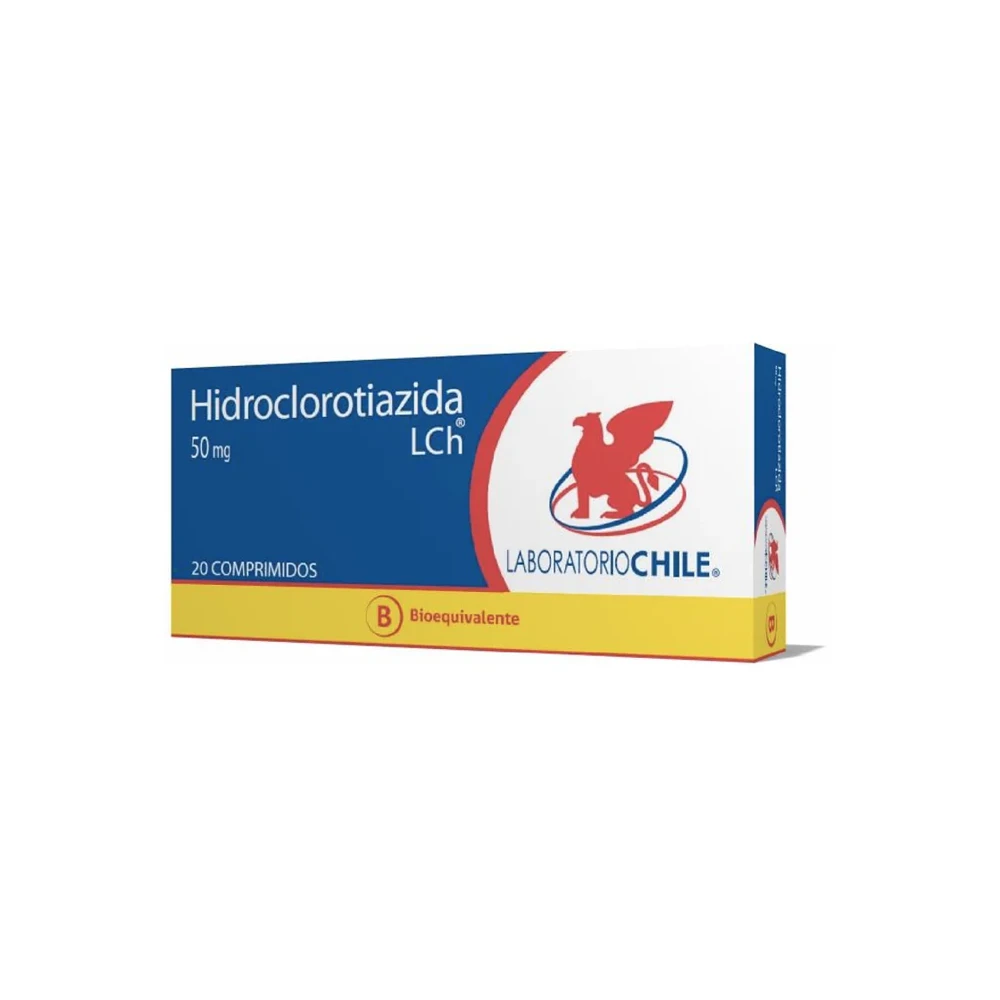 HIDROCLOROTIAZIDA 50mg Comp. x 20 HIDROCLOROTIAZIDA 50mg Comp. x 20 - Imagen 1