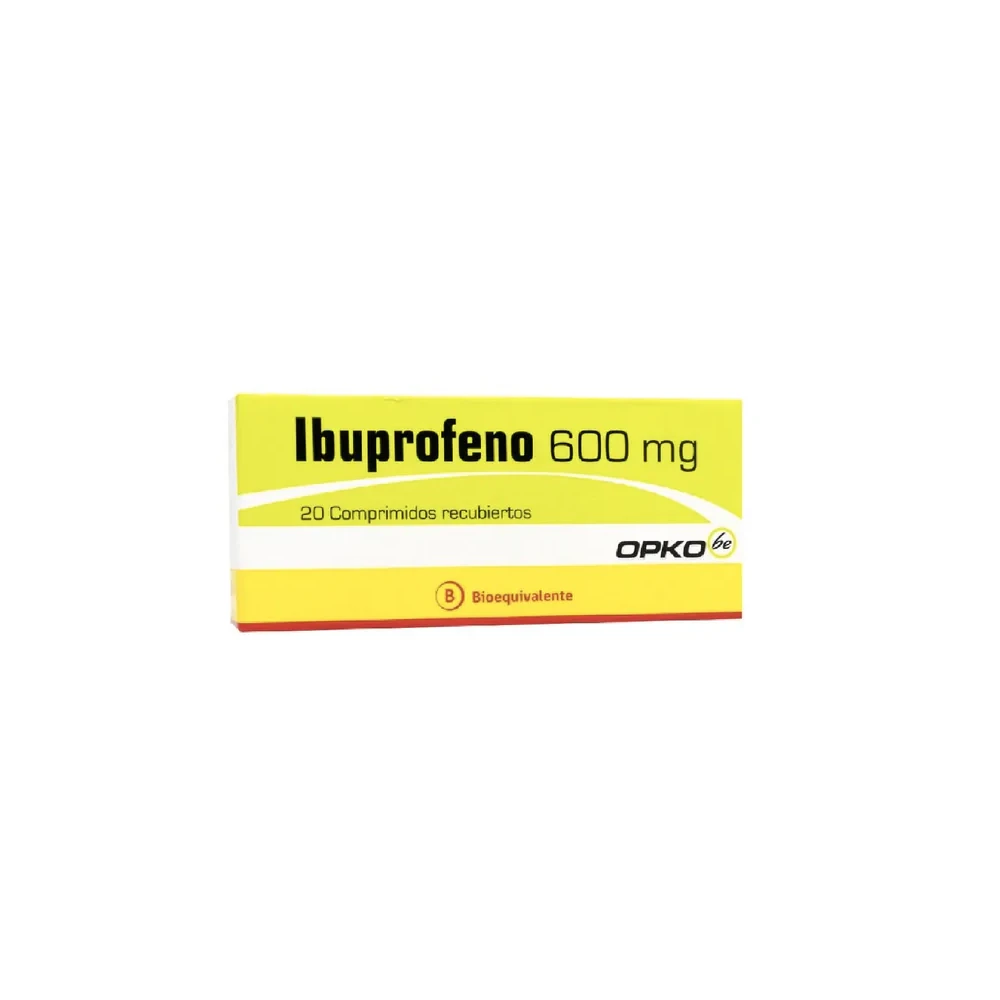 IBUPROFENO 600mg Comp. Rec. x 20 opko IBUPROFENO 600mg Comp. Rec. x 20 - Imagen 1