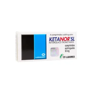 KETANOR SL 30mg Subli. Comp. x 4