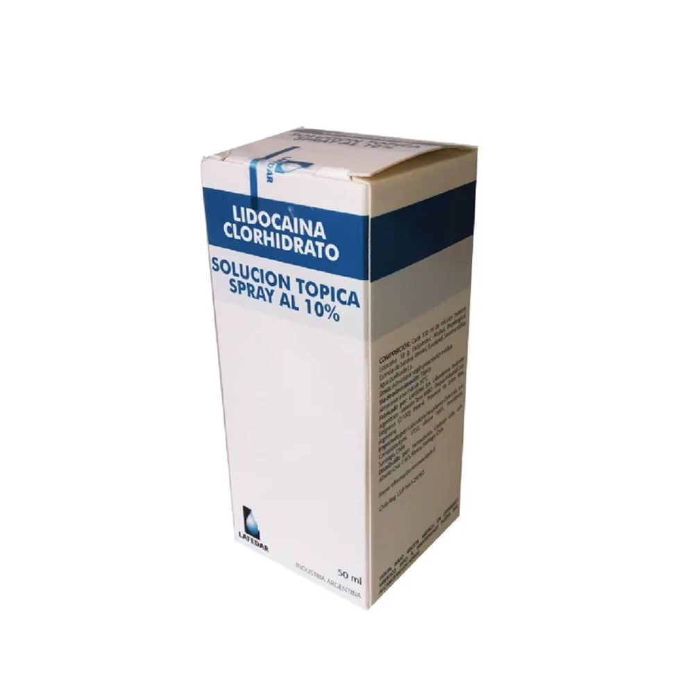 LIDOCAINA 10% SPRAY FCO. ML X50 LIDOCAINA 10% SPRAY FCO. ML X50 - Imagen 1