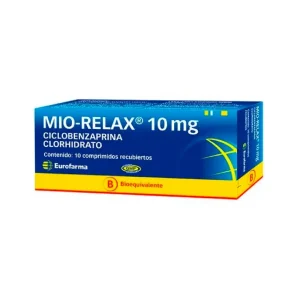 MIO-RELAX 10mg Comp. Rec. x 10