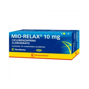 MIO-RELAX 10mg Comp. Rec. x 20