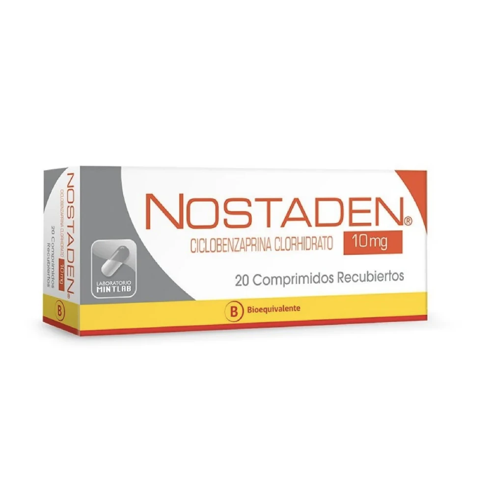 NOSTADEN 10mg Comp. Rec. x 20 NOSTADEN 10mg Comp. Rec. x 20 - Imagen 1