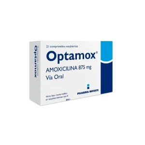 OPTAMOX 875mg Comp. Rec. x 21