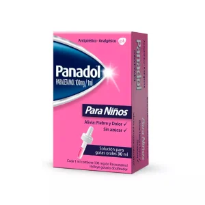PANADOL NIÑOS 100mg /ml Gotas Fco. x 30ml