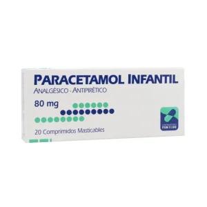 PARACETAMOL 80mg Comp. x 20