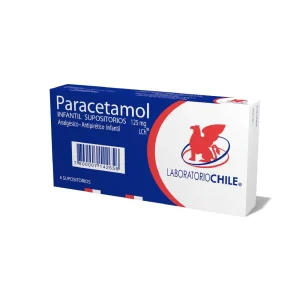 PARACETAMOL CHILE LAB. Inf. 125mg Sup. x 6