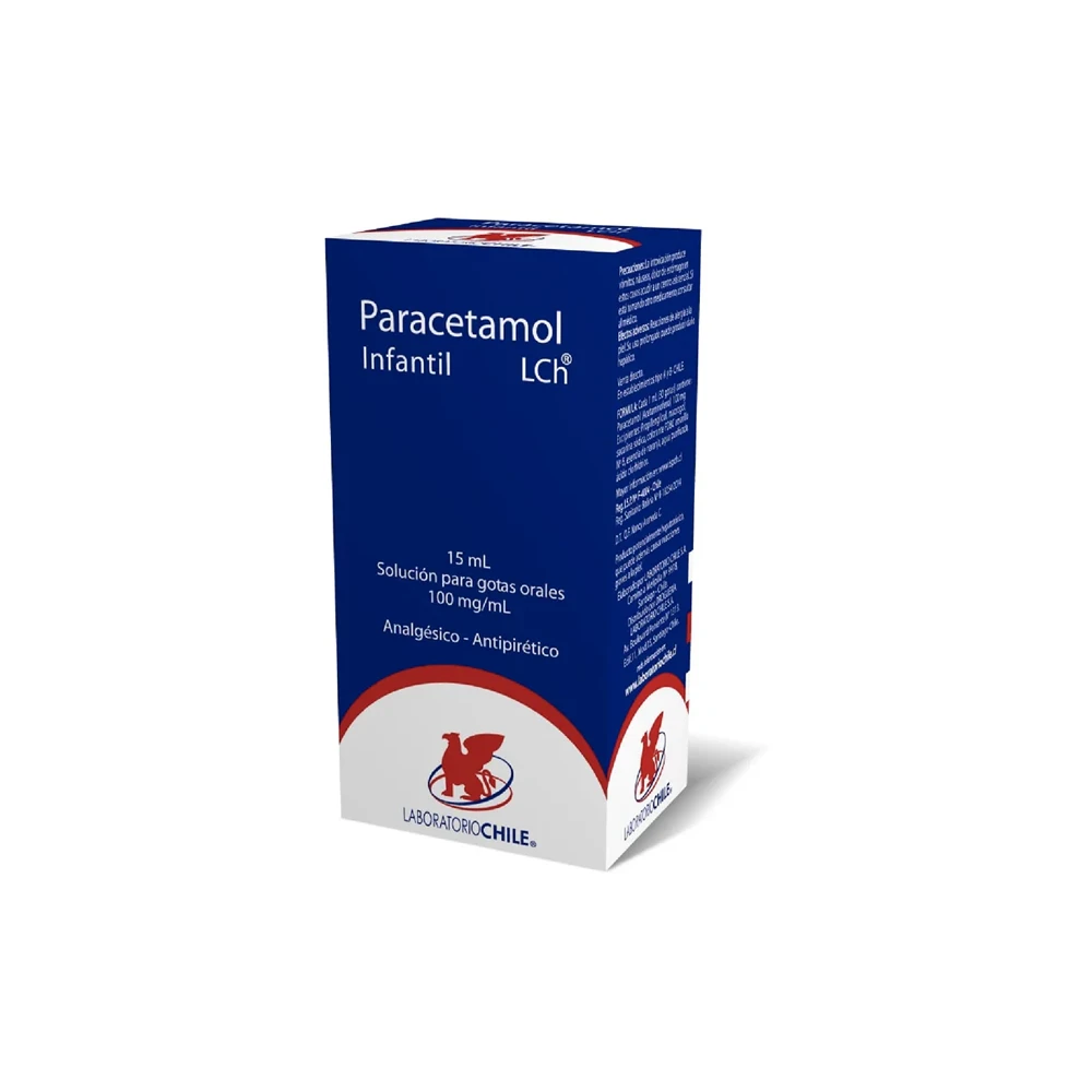 PARACETAMOL CHILE LAB. Inf. Gotas x 15ml PARACETAMOL CHILE LAB. Inf. Gotas x 15ml - Imagen 1
