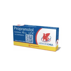 PROPRANOLOL CHILE LAB. 40mg Comp. x 20