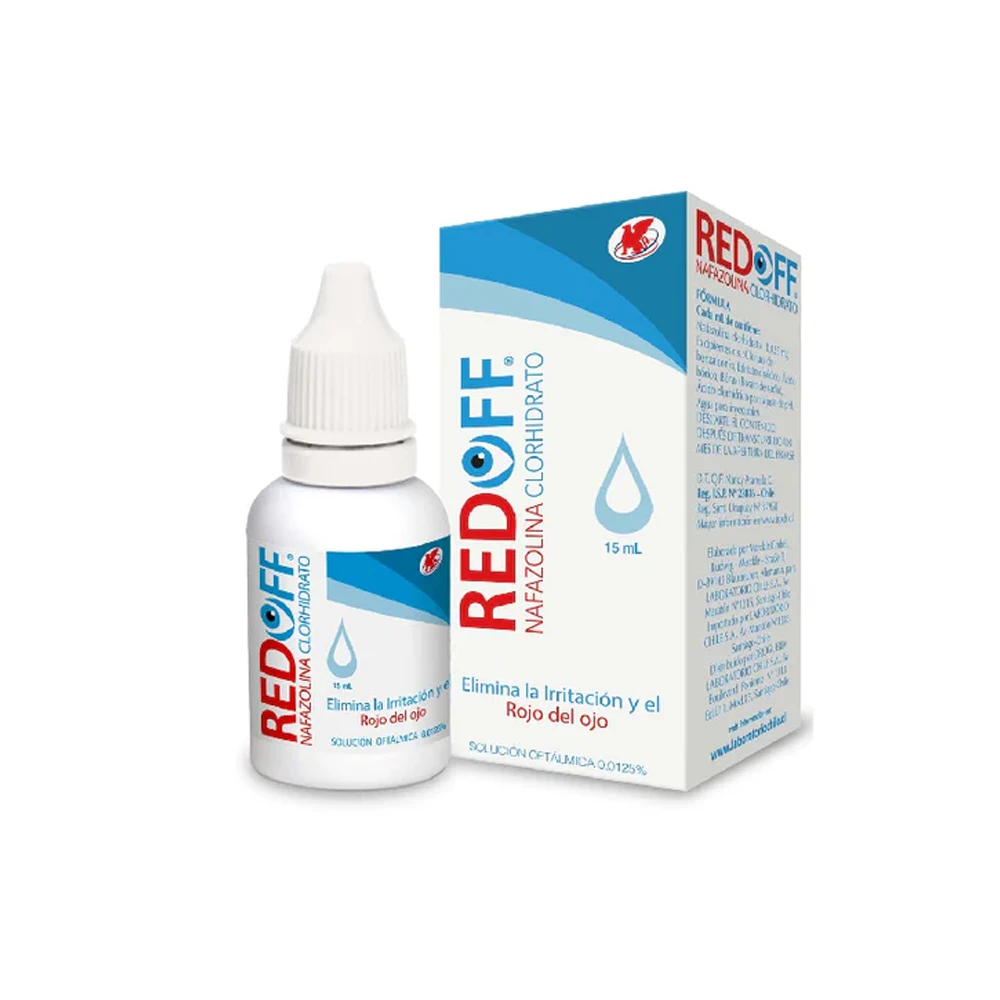 RED OFF 0.0125% Sol. Oft. x 15ml RED OFF 0.0125% Sol. Oft. x 15ml - Imagen 1
