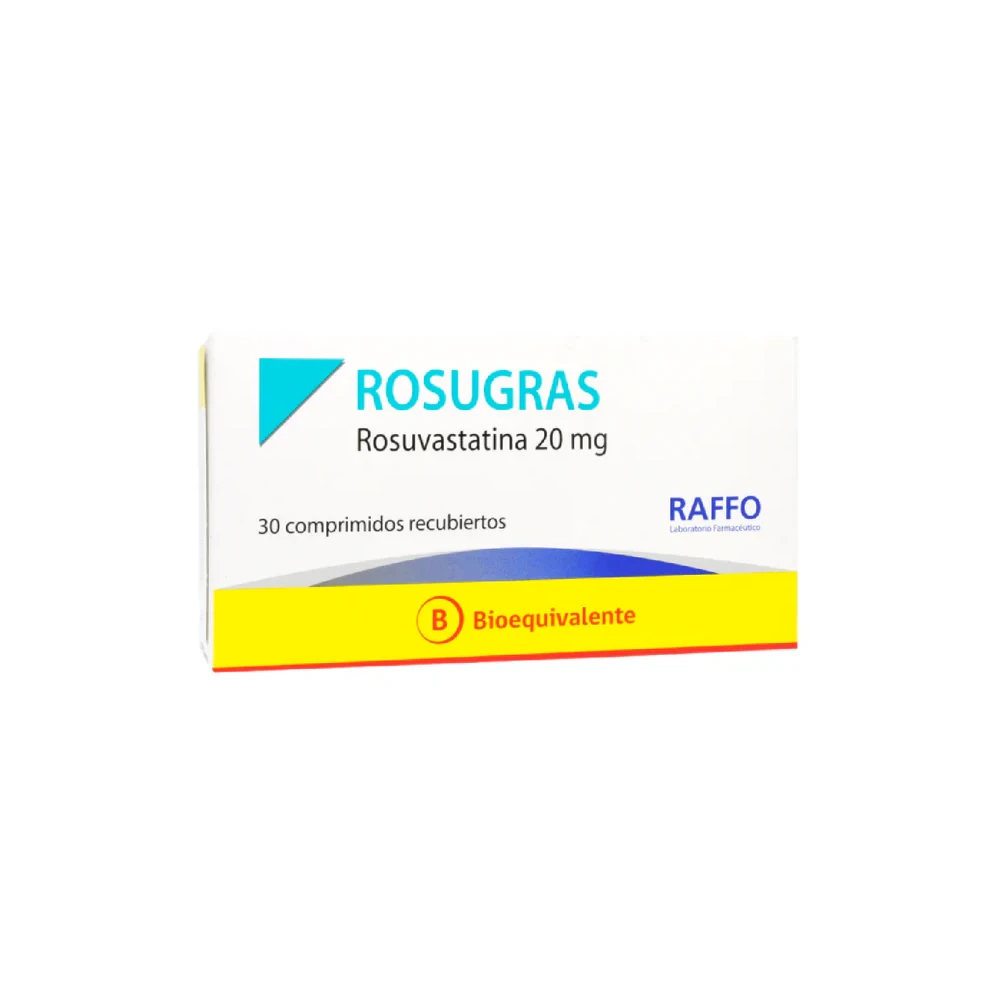 ROSUGRAS 20mg Comp. Rec. x 30 ROSUGRAS 20mg Comp. Rec. x 30 - Imagen 1