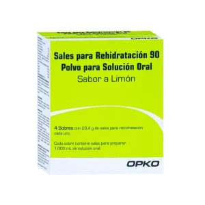 SALES PARA REHIDRATACION 90 LIMON SOL. ORAL X4 SBR.