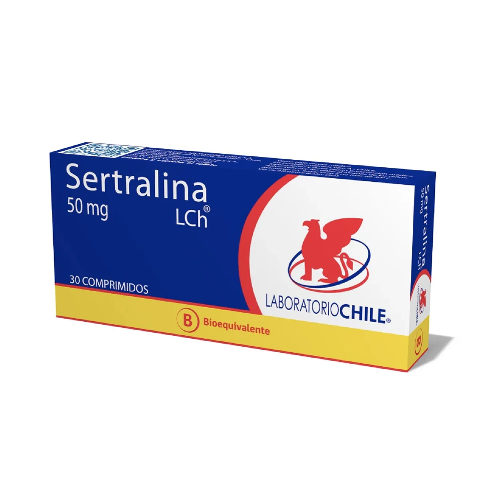 SERTRALINA CHILE LAB. 50mg Comp. x 30 SERTRALINA CHILE LAB. 50mg Comp. x 30 - Imagen 1