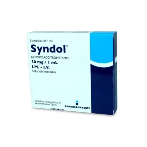 SYNDOL 30mg Iny. Amp. x 5 x 1ml