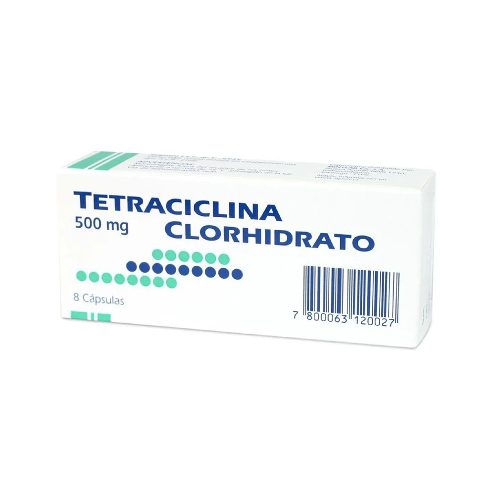 TETRACICLINA MINTLAB 500mg Caps. x 8 TETRACICLINA MINTLAB 500mg Caps. x 8 - Imagen 1