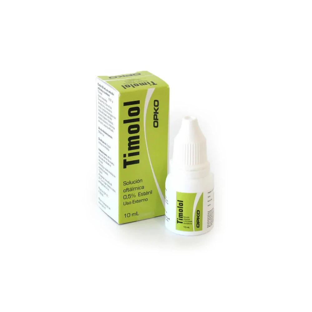 TIMOLOL 0.5% sol. oft. x 10ml TIMOLOL 0.5% sol. oft. x 10ml - Imagen 1