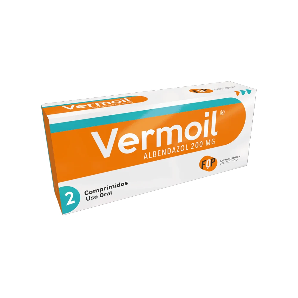 VERMOIL 200mg Comp. x 2 VERMOIL 200mg Comp. x 2 - Imagen 1