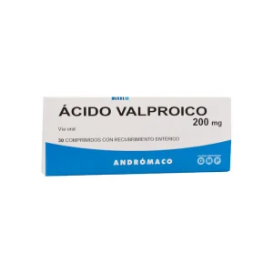 ÁCIDO VALPROICO ANDROMACO 200mg Comp. x 30