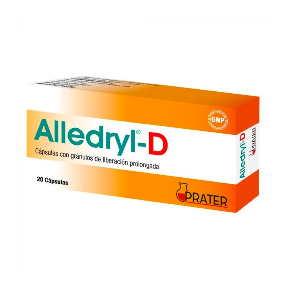 ALLEDRYL-D LP Caps. x 20 ALLEDRYL-D LP Caps. x 20 - Imagen 1