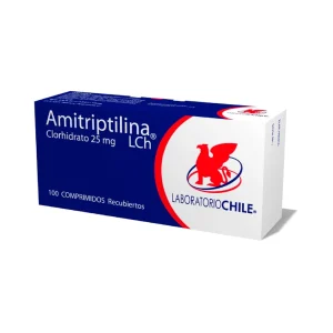 AMITRIPTILINA CLORHIDRATO CHILE LAB. 25mg Comp. x 100