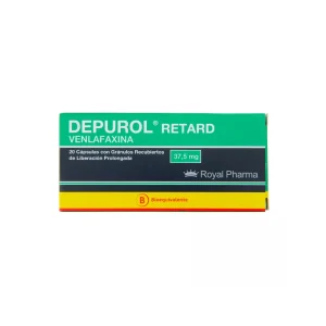 DEPUROL RETARD 37.5mg Caps. x 20