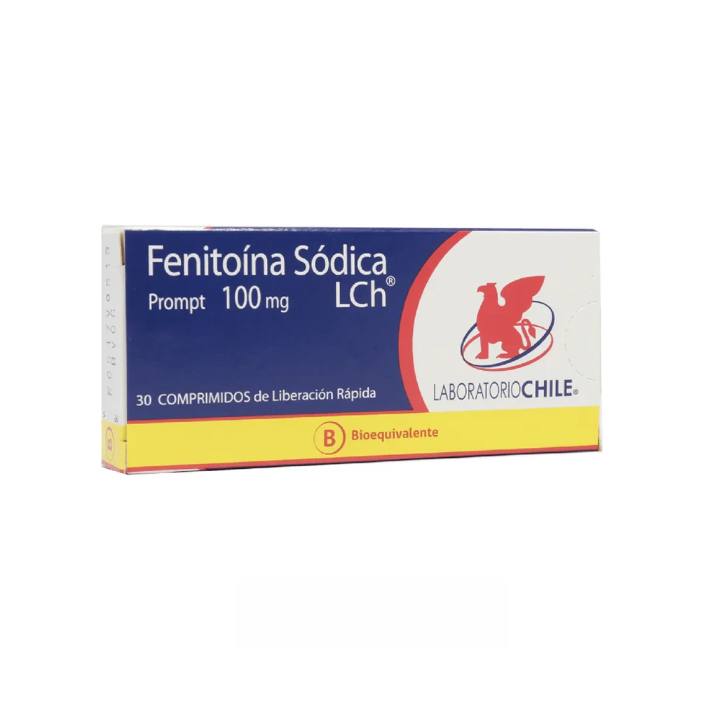 FENITOINA SODICA L.CH. 100mg Comp. x 30 FENITOINA SODICA L.CH. 100mg Comp. x 30 - Imagen 1
