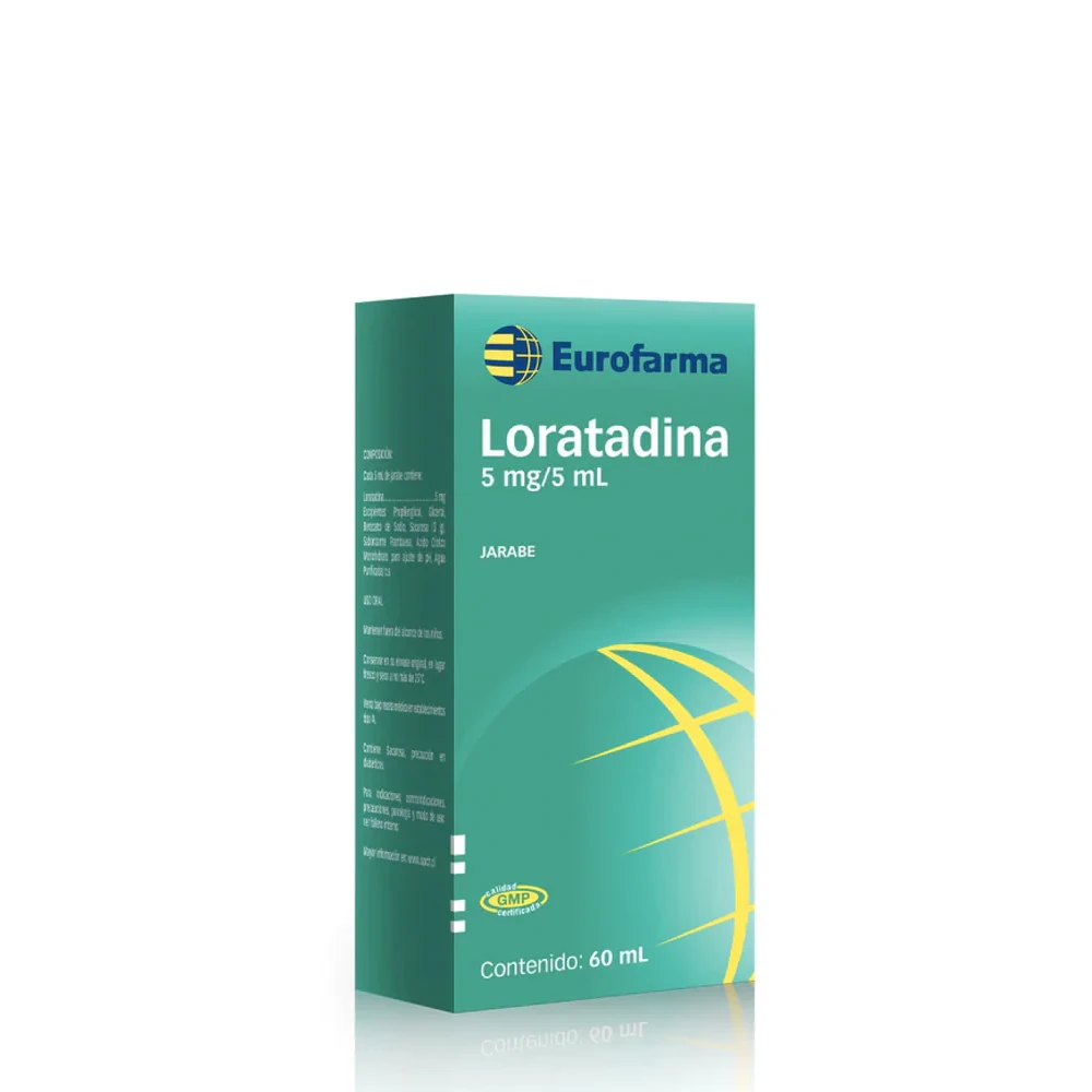LORATADINA 5mg 5ml Jbe. x 60ml LORATADINA 5mg /5ml Jbe. x 60ml - Imagen 1