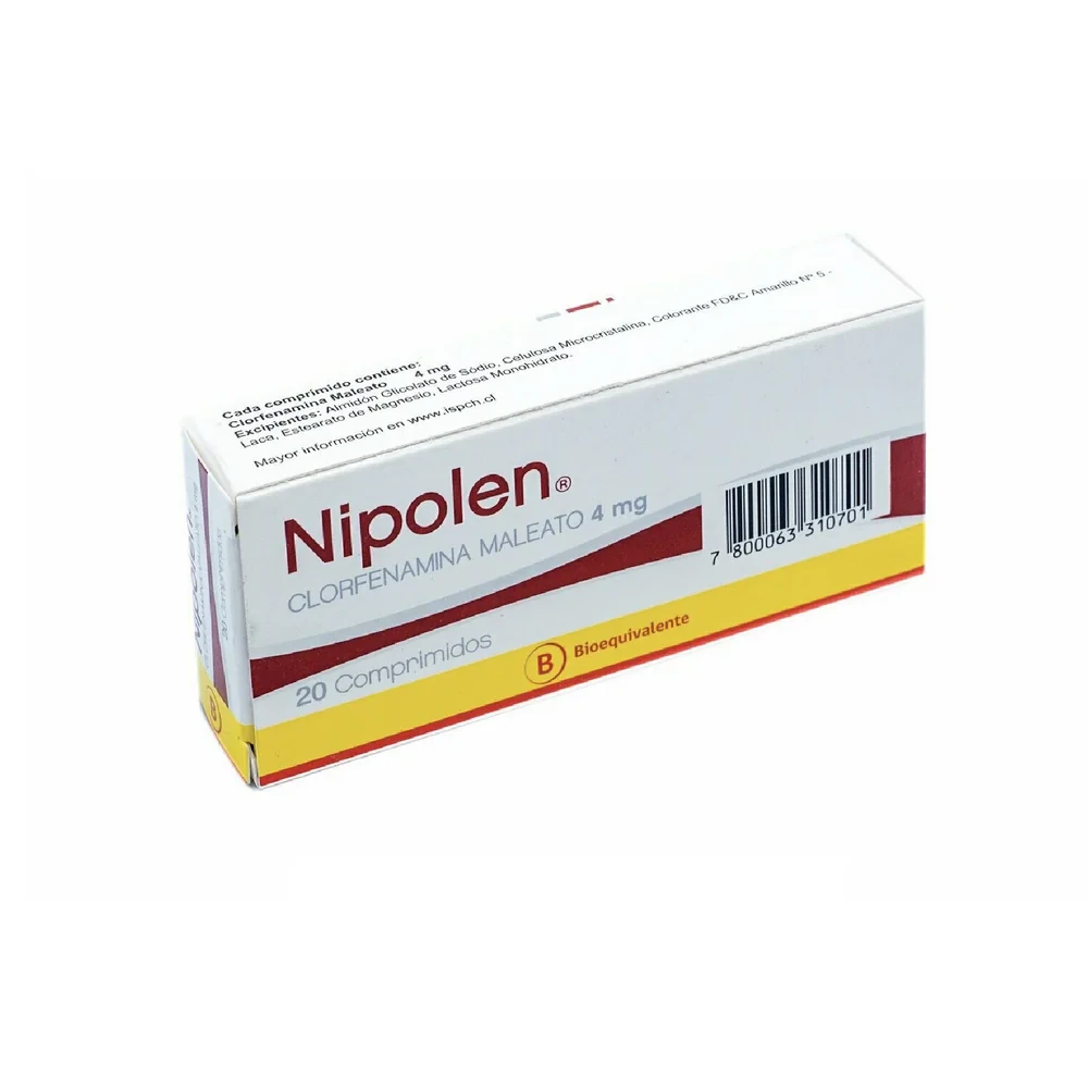 NIPOLEN 4mg Comp. x 20 NIPOLEN 4mg Comp. x 20 - Imagen 1