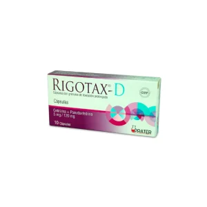 RIGOTAX-D Caps. x 10