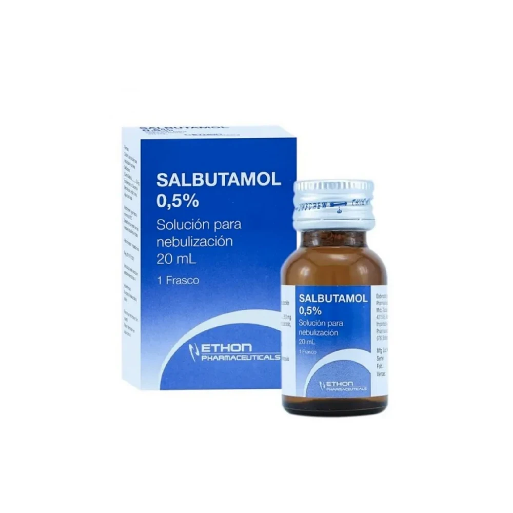 SALBUTAMOL 5mg ml Sol. x 20ml ETHON SALBUTAMOL 5mg /ml Sol. x 20ml - Imagen 1